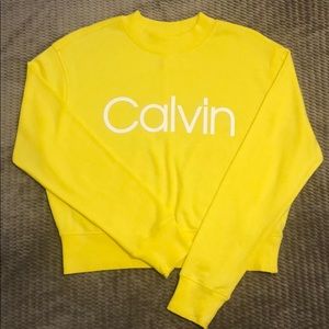 Calvin Klein Yellow Crewneck